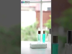 Роскошная белая блестящая бутылка для испытаний парфюмерии с индивидуальным логотипом