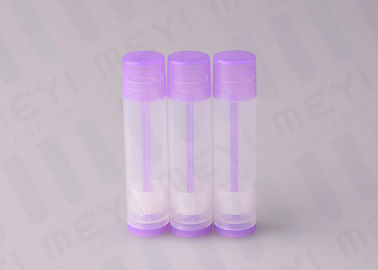 трубки пурпурной пластиковой округлой формы трубок лоска губы 5г чистые косметические