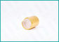 Крышка верхней части диска золота Матт алюминиевые, крышки бутылки и крышки для жидкости лосьона